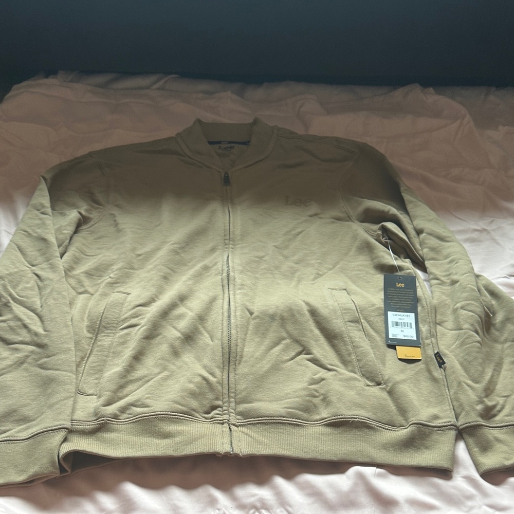 Lee Men's Kelp Zip-Up Sweater